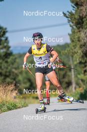 04.08.2022, Font-Romeu, France (FRA): Fany Bertrand (FRA) - Biathlon summer training, Font-Romeu (FRA). www.nordicfocus.com. © Authamayou/NordicFocus. Every downloaded picture is fee-liable.