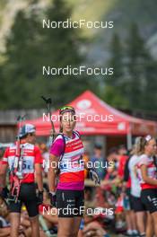 25.08.2022, Bessans, France (FRA): Chloé Chevalier (FRA) - Biathlon summer training, Bessans (FRA). www.nordicfocus.com. © Authamayou/NordicFocus. Every downloaded picture is fee-liable.