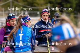 04.10.2022, Martell, Italy (ITA): Eleonora Fauner (ITA), Rebecca Passler (ITA), (l-r)  - Biathlon summer training, Martell (ITA). www.nordicfocus.com. © Barbieri/NordicFocus. Every downloaded picture is fee-liable.