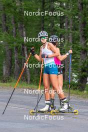 30.06.2022, Bessans, France (FRA): Rebecca Passler (ITA) - Biathlon summer training, Bessans (FRA). www.nordicfocus.com. © Authamayou/NordicFocus. Every downloaded picture is fee-liable.