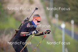 21.10.2022, Oberhof, Germany (GER): Johannes Kuehn (GER) - Biathlon summer training, Oberhof (GER). www.nordicfocus.com. © Heilwagen/NordicFocus. Every downloaded picture is fee-liable.