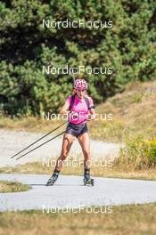 03.08.2022, Font-Romeu, France (FRA): Chloe Bened (FRA) - Biathlon summer training, Font-Romeu (FRA). www.nordicfocus.com. © Authamayou/NordicFocus. Every downloaded picture is fee-liable.