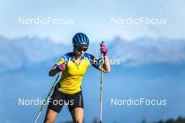 13.09.2022, Lavaze, Italy (ITA): Mona Brorsson (SWE) - Biathlon summer training, Lavaze (ITA). www.nordicfocus.com. © Vanzetta/NordicFocus. Every downloaded picture is fee-liable.