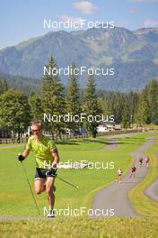 11.08.2022, Hochfilzen, Austria (AUT): David Zobel (GER) - Biathlon summer training, Hochfilzen (AUT). www.nordicfocus.com. © Reichert/NordicFocus. Every downloaded picture is fee-liable.