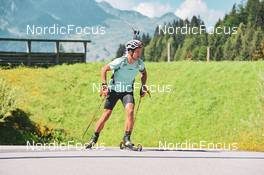 10.08.2022, Hochfilzen, Austria (AUT): Philipp Horn (GER) - Biathlon summer training, Hochfilzen (AUT). www.nordicfocus.com. © Reichert/NordicFocus. Every downloaded picture is fee-liable.
