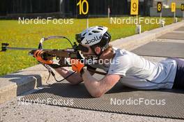 11.08.2022, Hochfilzen, Austria (AUT): Simon Eder (AUT) - Biathlon summer training, Hochfilzen (AUT). www.nordicfocus.com. © Reichert/NordicFocus. Every downloaded picture is fee-liable.