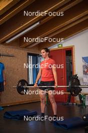 27.08.2022, Bessans, France (FRA): Julia Simon (FRA) - Biathlon summer training, Bessans (FRA). www.nordicfocus.com. © Authamayou/NordicFocus. Every downloaded picture is fee-liable.