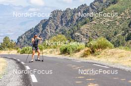 31.07.2022, Font-Romeu, France (FRA): Camille Bened (FRA) - Biathlon summer training, Font-Romeu (FRA). www.nordicfocus.com. © Authamayou/NordicFocus. Every downloaded picture is fee-liable.