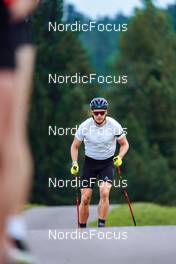 19.08.2022, Lavaze, Italy (ITA): Emilien Jacquelin (FRA) - Biathlon summer training, Lavaze (ITA). www.nordicfocus.com. © Barbieri/NordicFocus. Every downloaded picture is fee-liable.