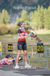 25.08.2022, Bessans, France (FRA): Fany Bertrand (FRA) - Biathlon summer training, Bessans (FRA). www.nordicfocus.com. © Authamayou/NordicFocus. Every downloaded picture is fee-liable.