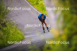 04.07.2022, Hochfilzen, Austria (AUT): Daniele Fauner (ITA) - Biathlon summer training, Hochfilzen (AUT). www.nordicfocus.com. © Reichert/NordicFocus. Every downloaded picture is fee-liable.