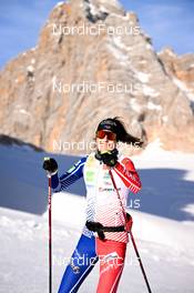 20.10.2022, Ramsau am Dachstein, Austria (AUT):  Chloe Chevalier (FRA) - Biathlon training, Ramsau am Dachstein (AUT). www.nordicfocus.com. © Reichert/NordicFocus. Every downloaded picture is fee-liable.