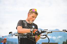04.07.2022, Hochfilzen, Austria (AUT): David Zingerle (ITA) - Biathlon summer training, Hochfilzen (AUT). www.nordicfocus.com. © Reichert/NordicFocus. Every downloaded picture is fee-liable.