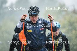 08.09.2022, Lavaze, Italy (ITA): Lukas Hofer (ITA) - Biathlon summer training, Lavaze (ITA). www.nordicfocus.com. © Vanzetta/NordicFocus. Every downloaded picture is fee-liable.