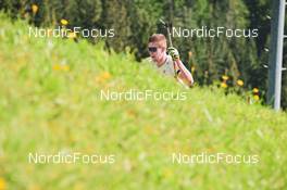 10.08.2022, Hochfilzen, Austria (AUT): Johannes Kuehn (GER) - Biathlon summer training, Hochfilzen (AUT). www.nordicfocus.com. © Reichert/NordicFocus. Every downloaded picture is fee-liable.
