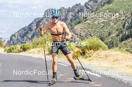 31.07.2022, Font-Romeu, France (FRA): Paul Fontaine (FRA) - Biathlon summer training, Font-Romeu (FRA). www.nordicfocus.com. © Authamayou/NordicFocus. Every downloaded picture is fee-liable.