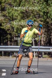 31.07.2022, Font-Romeu, France (FRA): Theo Guiraud Poillot (FRA) - Biathlon summer training, Font-Romeu (FRA). www.nordicfocus.com. © Authamayou/NordicFocus. Every downloaded picture is fee-liable.