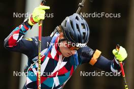 21.10.2022, Oberhof, Germany (GER): Aleksander Fjeld Andersen (NOR) - Biathlon summer training, Oberhof (GER). www.nordicfocus.com. © Heilwagen/NordicFocus. Every downloaded picture is fee-liable.