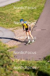 10.09.2022, Lavaze, Italy (ITA): Hanna Oeberg (SWE) - Biathlon summer training, Lavaze (ITA). www.nordicfocus.com. © Barbieri/NordicFocus. Every downloaded picture is fee-liable.