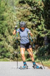 03.08.2022, Font-Romeu, France (FRA): Gilonne Guigonnat (FRA) - Biathlon summer training, Font-Romeu (FRA). www.nordicfocus.com. © Authamayou/NordicFocus. Every downloaded picture is fee-liable.