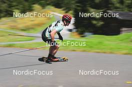 10.08.2022, Hochfilzen, Austria (AUT): Lucas Fratzscher (GER) - Biathlon summer training, Hochfilzen (AUT). www.nordicfocus.com. © Reichert/NordicFocus. Every downloaded picture is fee-liable.