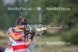 25.08.2022, Bessans, France (FRA): Caroline Colombo (FRA) - Biathlon summer training, Bessans (FRA). www.nordicfocus.com. © Authamayou/NordicFocus. Every downloaded picture is fee-liable.