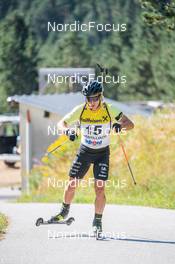 04.08.2022, Font-Romeu, France (FRA): Remi Broutier  (FRA) - Biathlon summer training, Font-Romeu (FRA). www.nordicfocus.com. © Authamayou/NordicFocus. Every downloaded picture is fee-liable.