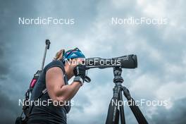 06.08.2022, Lavaze, Italy (ITA): Vanessa Hinz  (GER) - Biathlon summer training, Lavaze (ITA). www.nordicfocus.com. © Vanzetta/NordicFocus. Every downloaded picture is fee-liable.