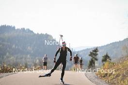 19.10.2022, Ramsau am Dachstein, Austria (AUT):  Ekaterina Avvakumova (KOR) - Biathlon training, Ramsau am Dachstein (AUT). www.nordicfocus.com. © Reichert/NordicFocus. Every downloaded picture is fee-liable.