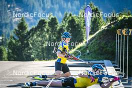 13.09.2022, Lavaze, Italy (ITA): Mona Brorsson (SWE) - Biathlon summer training, Lavaze (ITA). www.nordicfocus.com. © Vanzetta/NordicFocus. Every downloaded picture is fee-liable.
