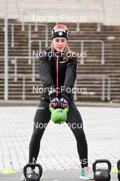 20.09.2022, Oberhof, Germany (GER): Chloe Bened (FRA) - Biathlon summer training, Oberhof (GER). www.nordicfocus.com. © Reichert/NordicFocus. Every downloaded picture is fee-liable.