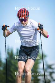 30.08.2022, Lavaze, Italy (ITA): Johannes Thingnes Boe (NOR) - Biathlon summer training, Lavaze (ITA). www.nordicfocus.com. © Vanzetta/NordicFocus. Every downloaded picture is fee-liable.