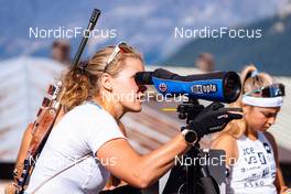 24.08.2022, Lavaze, Italy (ITA): Karoline Offigstad Knotten (NOR) - Biathlon summer training, Lavaze (ITA). www.nordicfocus.com. © Barbieri/NordicFocus. Every downloaded picture is fee-liable.