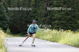 28.06.2022, Premanon, France (FRA): Lou Jeanmonnot (FRA) - Biathlon summer training, Premanon (FRA). www.nordicfocus.com. © Manzoni/NordicFocus. Every downloaded picture is fee-liable.