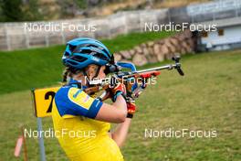 10.09.2022, Lavaze, Italy (ITA): Tilda Johansson (SWE) - Biathlon summer training, Lavaze (ITA). www.nordicfocus.com. © Barbieri/NordicFocus. Every downloaded picture is fee-liable.