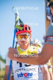 04.08.2022, Font-Romeu, France (FRA): Jacques Jefferies (FRA) - Biathlon summer training, Font-Romeu (FRA). www.nordicfocus.com. © Authamayou/NordicFocus. Every downloaded picture is fee-liable.