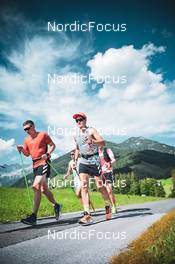 10.08.2022, Hochfilzen, Austria (AUT): Justus Strelow (GER), Philipp Horn (GER) - Biathlon summer training, Hochfilzen (AUT). www.nordicfocus.com. © Reichert/NordicFocus. Every downloaded picture is fee-liable.