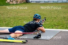 10.09.2022, Lavaze, Italy (ITA): Oskar Brandt (SWE) - Biathlon summer training, Lavaze (ITA). www.nordicfocus.com. © Barbieri/NordicFocus. Every downloaded picture is fee-liable.