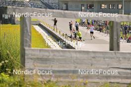 11.08.2022, Hochfilzen, Austria (AUT): Lucas Fratzscher (GER), Philipp Nawrath (GER), Philipp Horn (GER), Johannes Kuehn (GER), Justus Strelow (GER), David Zobel (GER) - Biathlon summer training, Hochfilzen (AUT). www.nordicfocus.com. © Reichert/NordicFocus. Every downloaded picture is fee-liable.