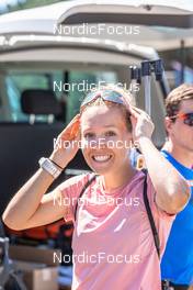 03.08.2022, Font-Romeu, France (FRA): Oceane Michelon (FRA) - Biathlon summer training, Font-Romeu (FRA). www.nordicfocus.com. © Authamayou/NordicFocus. Every downloaded picture is fee-liable.