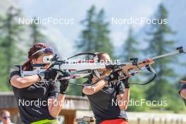 30.06.2022, Bessans, France (FRA): Linda Zingerle (ITA) - Biathlon summer training, Bessans (FRA). www.nordicfocus.com. © Authamayou/NordicFocus. Every downloaded picture is fee-liable.