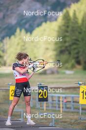 25.08.2022, Bessans, France (FRA): Fany Bertrand (FRA) - Biathlon summer training, Bessans (FRA). www.nordicfocus.com. © Authamayou/NordicFocus. Every downloaded picture is fee-liable.