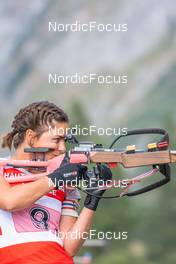 25.08.2022, Bessans, France (FRA): Camille Coupe (FRA) - Biathlon summer training, Bessans (FRA). www.nordicfocus.com. © Authamayou/NordicFocus. Every downloaded picture is fee-liable.