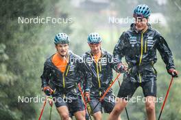 08.09.2022, Lavaze, Italy (ITA): Malte Stefansson (SWE), Martin Ponsiluoma (SWE), (l-r)  - Biathlon summer training, Lavaze (ITA). www.nordicfocus.com. © Vanzetta/NordicFocus. Every downloaded picture is fee-liable.