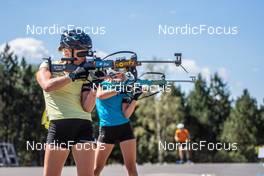 27.07.2022, Font-Romeu, France (FRA): Sophie Chauveau (FRA) - Biathlon summer training, Font-Romeu (FRA). www.nordicfocus.com. © Authamayou/NordicFocus. Every downloaded picture is fee-liable.