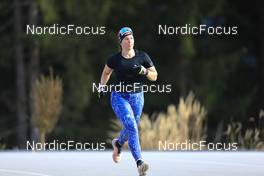 14.10.2022, Ramsau am Dachstein, Austria (AUT): Lena Haecki Gross (SUI) - Biathlon training, Ramsau am Dachstein (AUT). www.nordicfocus.com. © Manzoni/NordicFocus. Every downloaded picture is fee-liable.