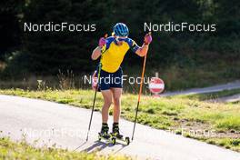 10.09.2022, Lavaze, Italy (ITA): Peppe Femling (SWE) - Biathlon summer training, Lavaze (ITA). www.nordicfocus.com. © Barbieri/NordicFocus. Every downloaded picture is fee-liable.