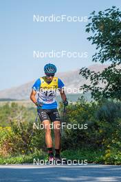 04.08.2022, Font-Romeu, France (FRA): Theo Guiraud Poillot (FRA) - Biathlon summer training, Font-Romeu (FRA). www.nordicfocus.com. © Authamayou/NordicFocus. Every downloaded picture is fee-liable.