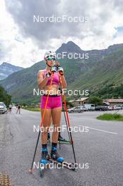 30.06.2022, Bessans, France (FRA): Lisa Vittozzi (ITA) - Biathlon summer training, Bessans (FRA). www.nordicfocus.com. © Authamayou/NordicFocus. Every downloaded picture is fee-liable.