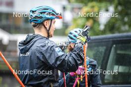 08.09.2022, Lavaze, Italy (ITA): Oskar Brandt (SWE) - Biathlon summer training, Lavaze (ITA). www.nordicfocus.com. © Vanzetta/NordicFocus. Every downloaded picture is fee-liable.